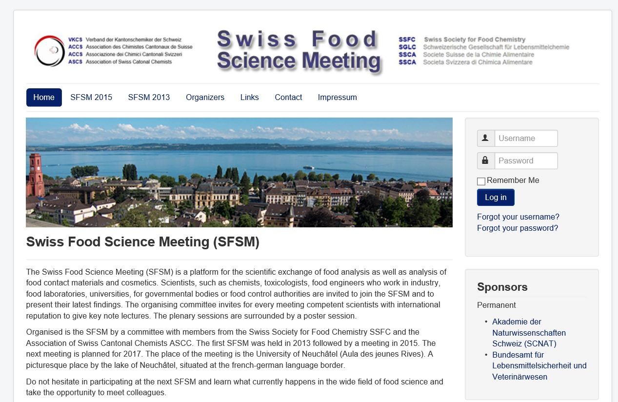 SwissFoodScienceMeeting SFSM