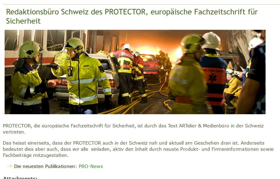 PROTECTOR Redaktionsbüro Schweiz