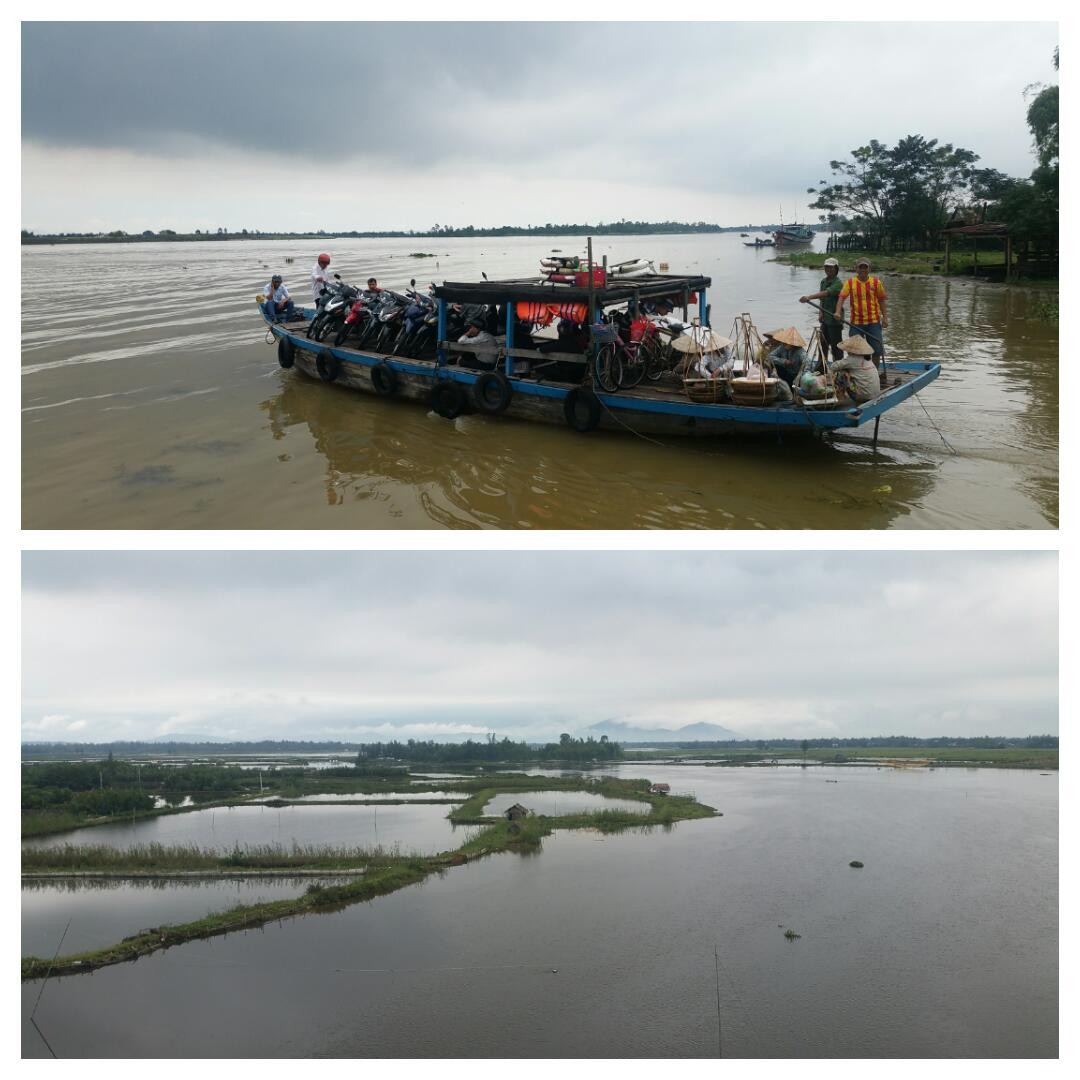 Fluss-Delta bei Hoi An